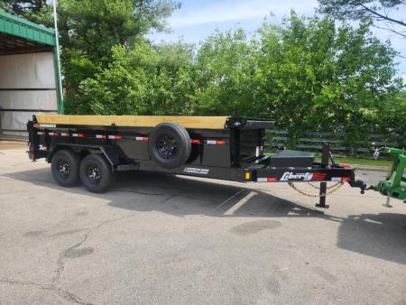 New 2026 Liberty 14K 83 x 16' Scissor Hoist Dump Trailer