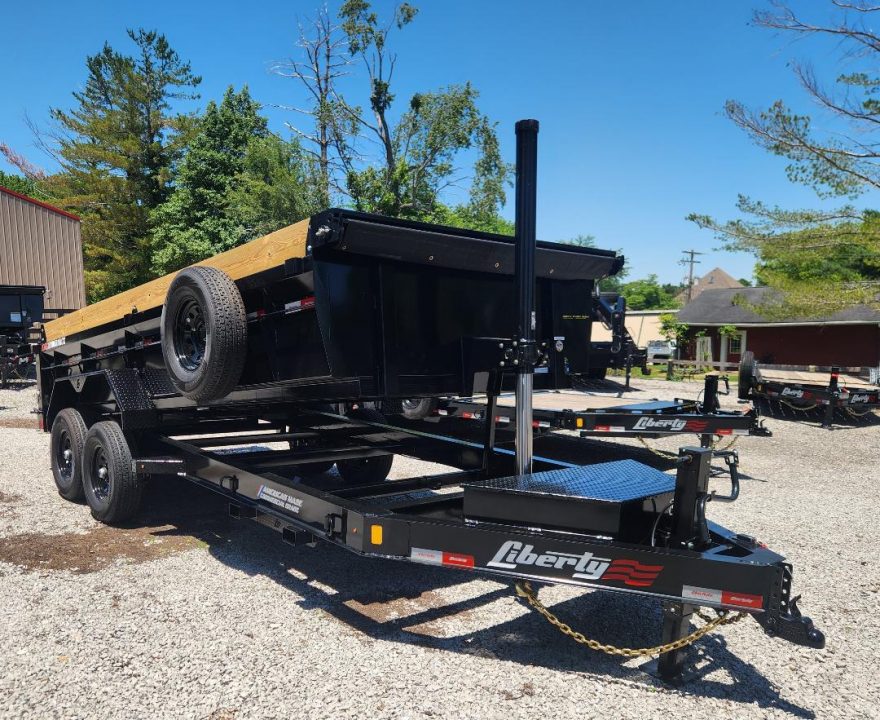 New 2026 Liberty 14K 83 x 16' Telescopic Hoist Dump Trailer