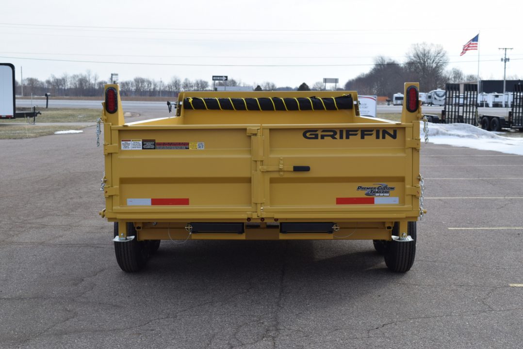 New GRIFFIN 7x14 14K DUMP TRAILER w/ TELESCOPING CYLINDER