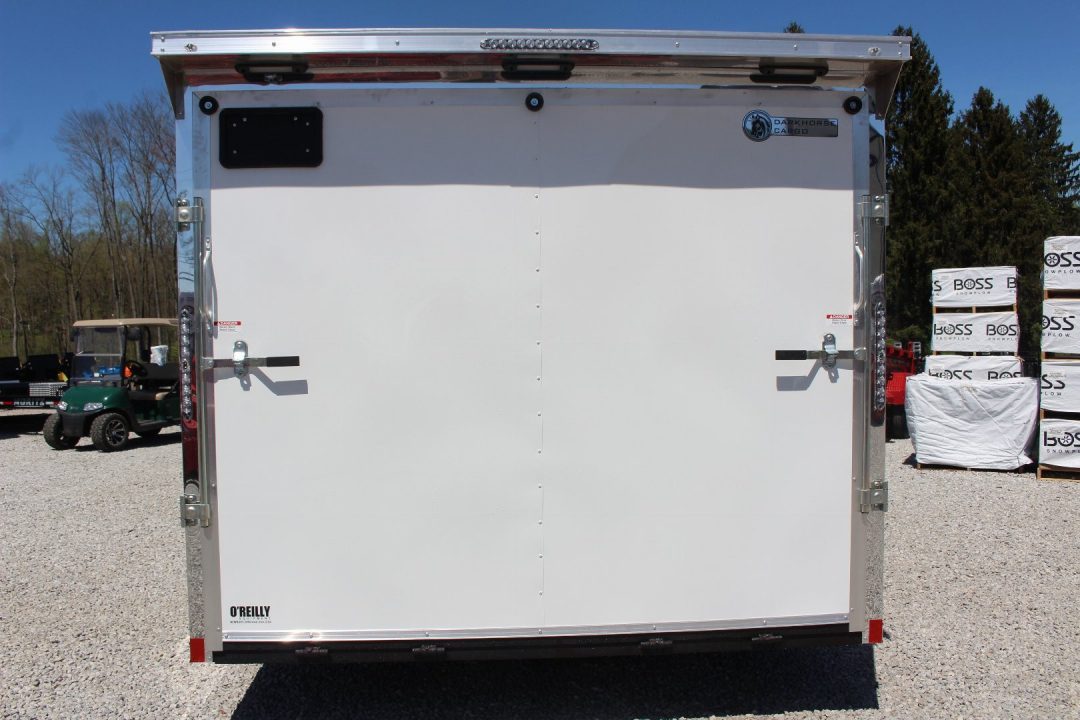 New 2026 Darkhorse Cargo DWRK 8.5' x 16' Flat Front Enclosed Cargo Trailer - Ramp Door - 9990#