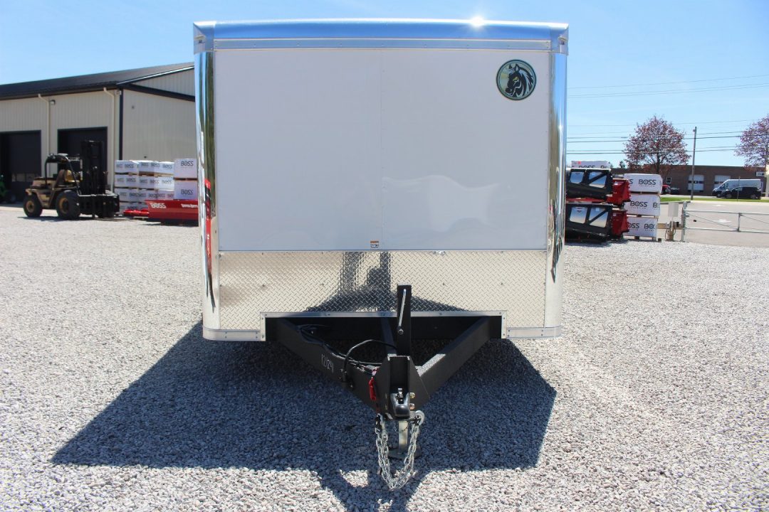 New 2026 Darkhorse Cargo DWRK 8.5' x 16' Flat Front Enclosed Cargo Trailer - Ramp Door - 9990#