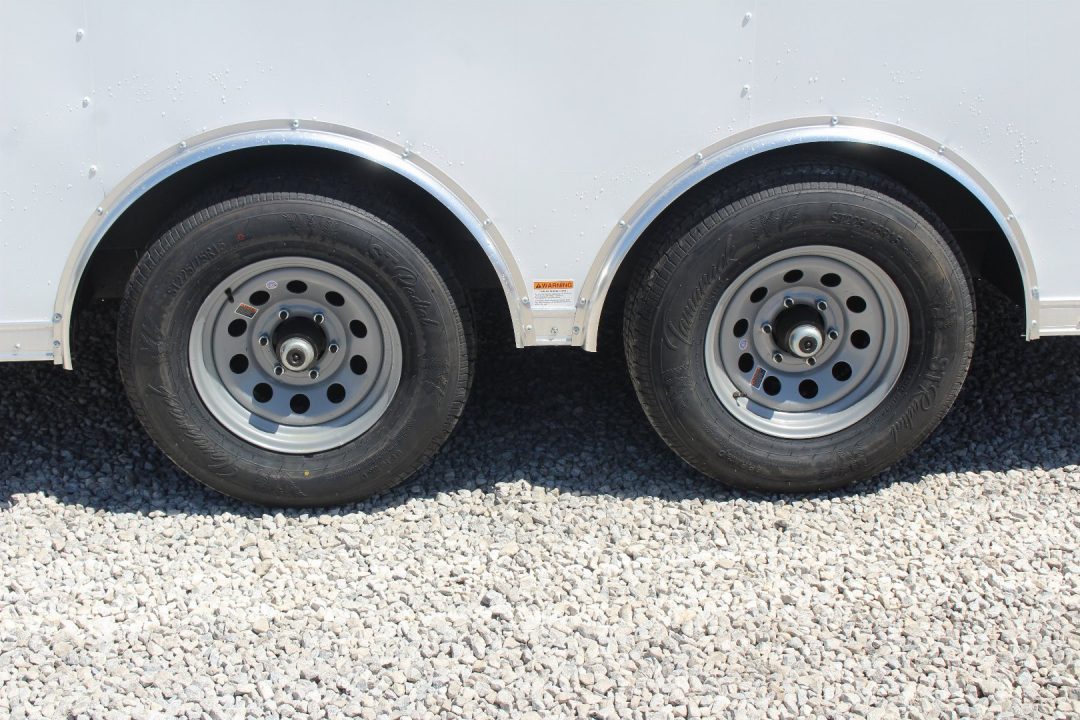 New 2026 Darkhorse Cargo DWRK 8.5' x 16' Flat Front Enclosed Cargo Trailer - Ramp Door - 9990#