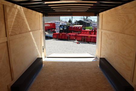 New 2026 Darkhorse Cargo DWRK 8.5' x 16' Flat Front Enclosed Cargo Trailer - Ramp Door - 9990#