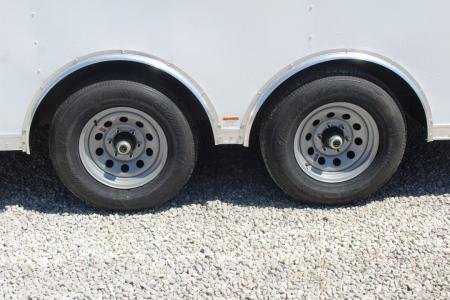 New 2026 Darkhorse Cargo DWRK 8.5' x 16' Flat Front Enclosed Cargo Trailer - Ramp Door - 9990#