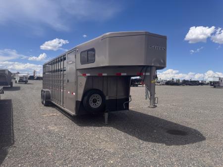 New 2026 Titan Trailer 24' Standard Stock Stock / Stock Combo Trailer