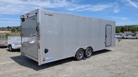 Used 2025 Legend 8.5 x 24 + 2' V Thunder Car Hauler w/ Ramp Door (84" Interior)