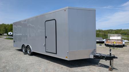 Used 2025 Legend 8.5 x 24 + 2' V Thunder Car Hauler w/ Ramp Door (84" Interior)