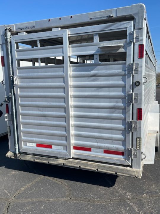Used 2016 Featherlite Trailers 7x28 Stock Trailer