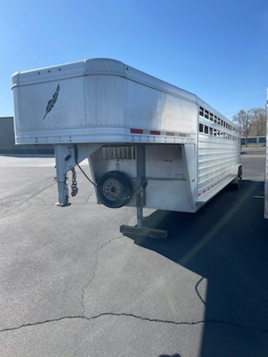 Used 2016 Featherlite Trailers 7x28 Stock Trailer