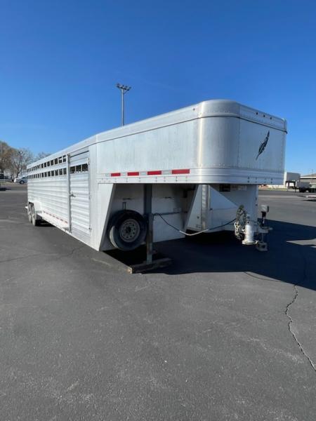 Used 2016 Featherlite Trailers 7x28 Stock Trailer