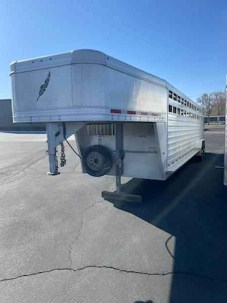 Used 2016 Featherlite Trailers 7x28 Stock Trailer