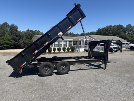 New 2026 Trail Maxx 83x16 TELESCOPIC CYLINDER 14K GVWR GOOSENECK Dump Trailer