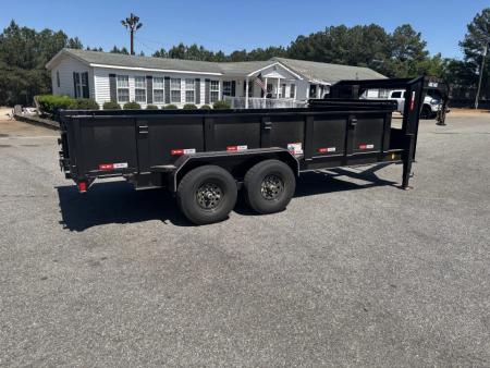 New 2026 Trail Maxx 83x16 TELESCOPIC CYLINDER 14K GVWR GOOSENECK Dump Trailer
