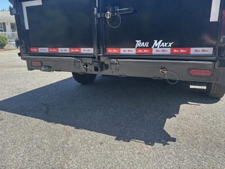 New 2026 Trail Maxx 83x16 TELESCOPIC CYLINDER 14K GVWR GOOSENECK Dump Trailer