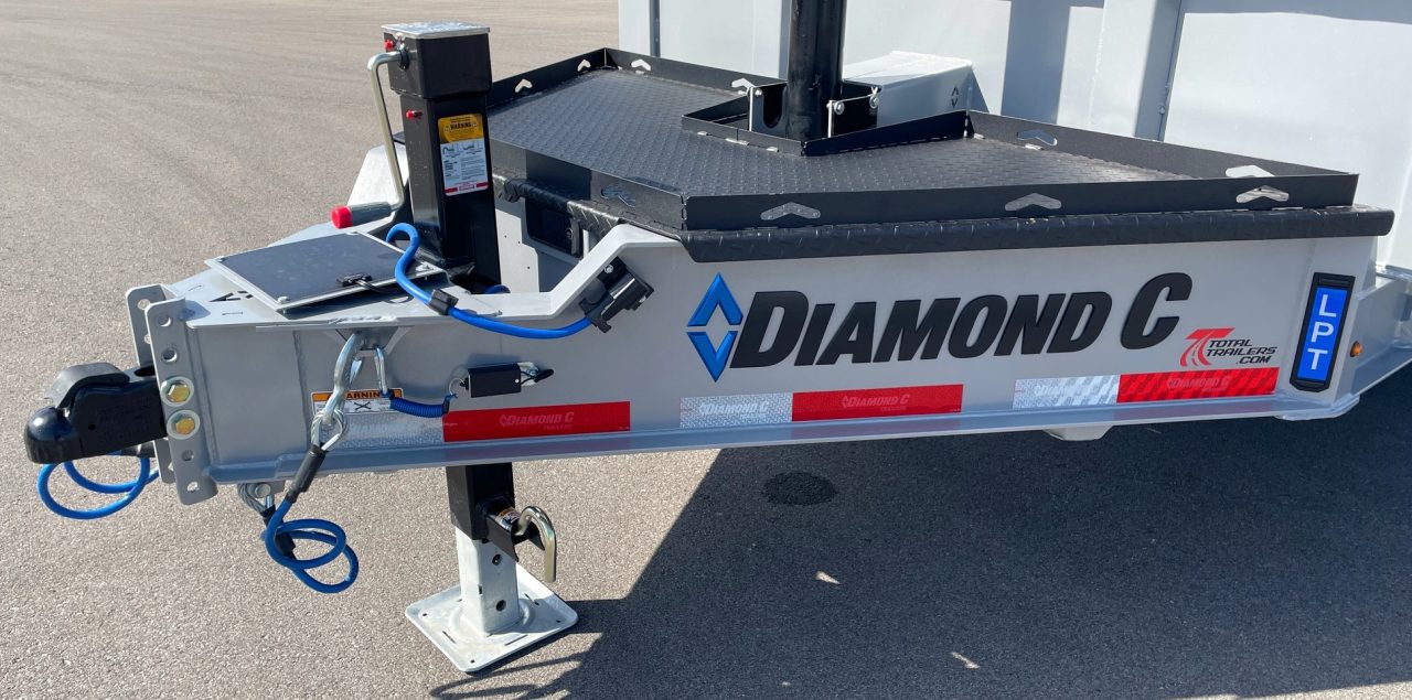 New Diamond C 14' LPT 207 Dump Trailer: Metallic Silver, 14,900 lb (GVWR), Spare