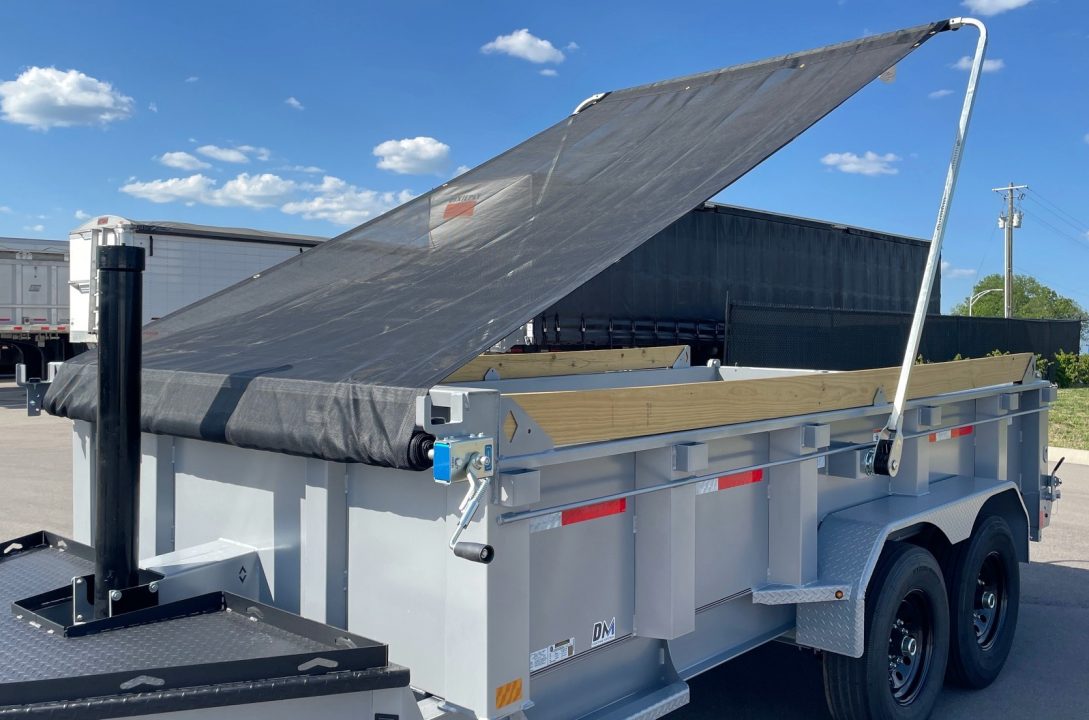 New Diamond C 14' LPT 207 Dump Trailer: Metallic Silver, 14,900 lb (GVWR), Spare
