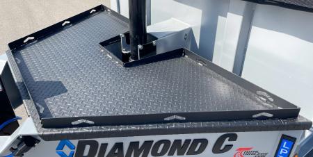 New Diamond C 14' LPT 207 Dump Trailer: Metallic Silver, 14,900 lb (GVWR), Spare