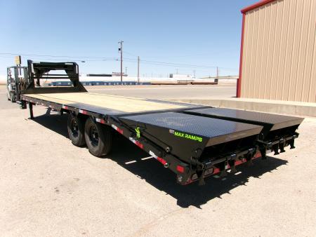 New 2026 Load Trail 102x26 GN Flatbed w/ Max Ramps 14k