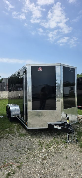 New 2026 NationCraft Trailers 7 X 16 TA POLY Cargo / Enclosed Trailer