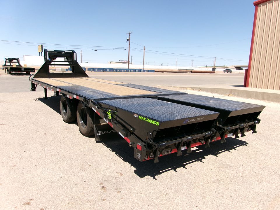 New 2026 Load Trail 102x25 GN Flatbed w/ Max Ramps 24k
