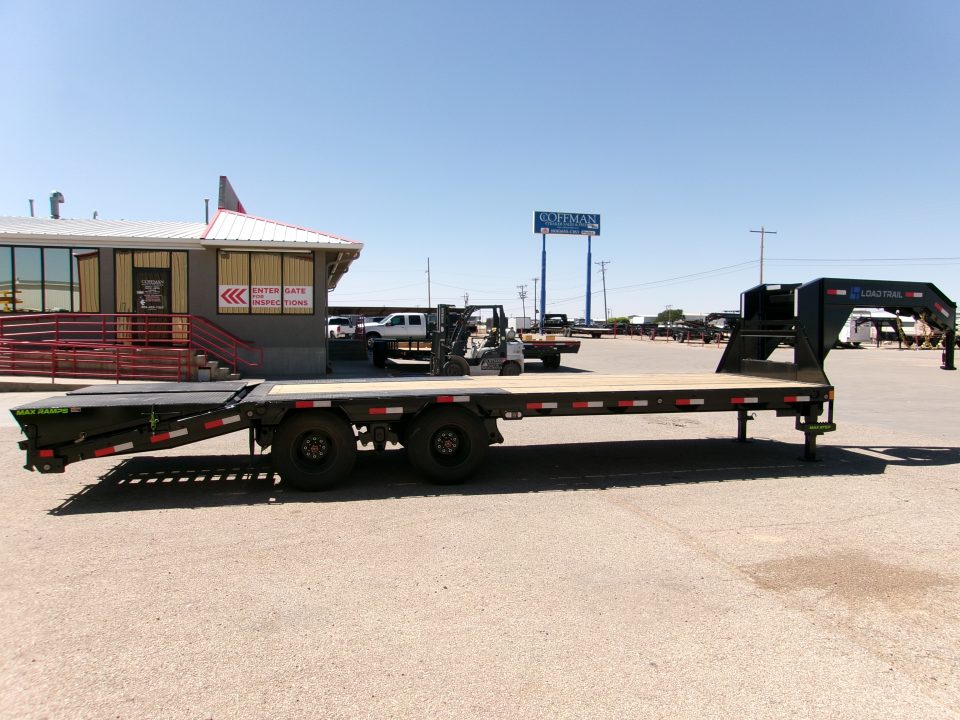 New 2026 Load Trail 102x25 GN Flatbed w/ Max Ramps 24k