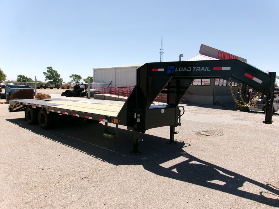 New 2026 Load Trail 102x25 GN Flatbed w/ Max Ramps 24k