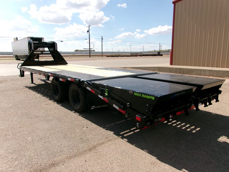 New 2027 Load Trail 102x25 GN Flatbed w/ Max Ramps 24k