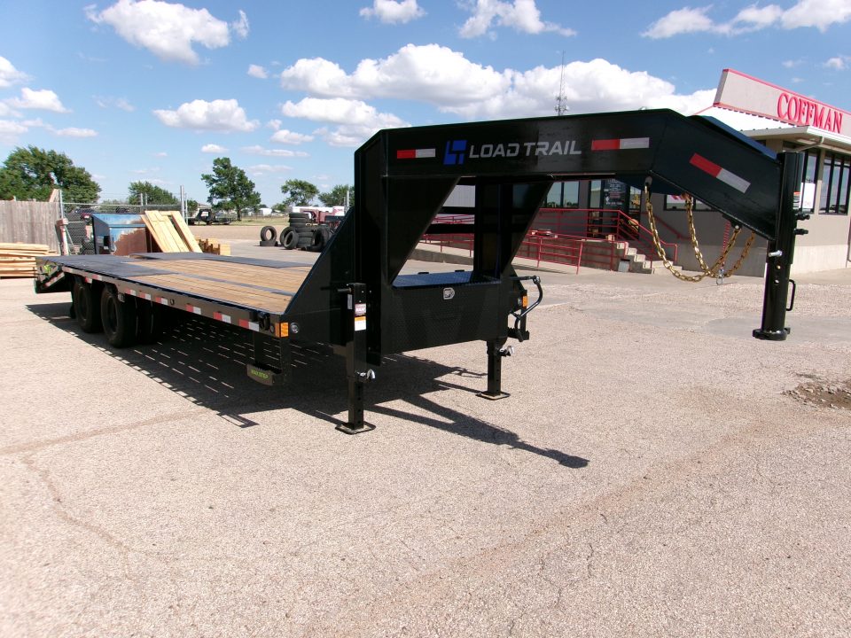 New 2027 Load Trail 102x25 GN Flatbed w/ Max Ramps 24k