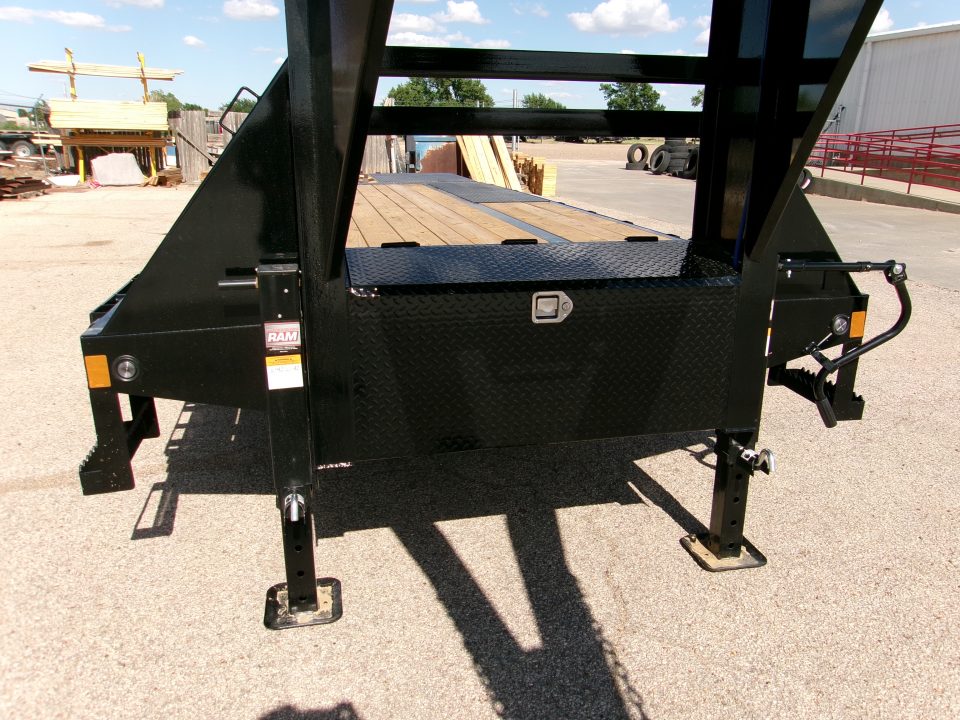 New 2027 Load Trail 102x25 GN Flatbed w/ Max Ramps 24k