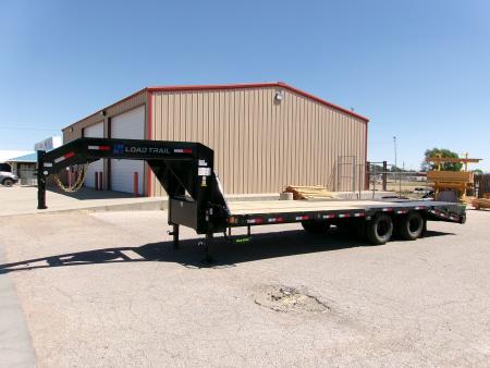 New 2026 Load Trail 102x25 GN Flatbed w/ Max Ramps 24k
