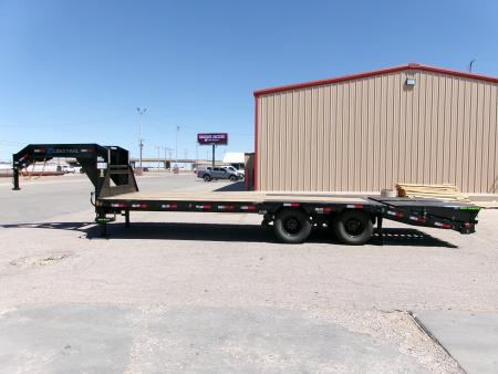 New 2026 Load Trail 102x25 GN Flatbed w/ Max Ramps 24k