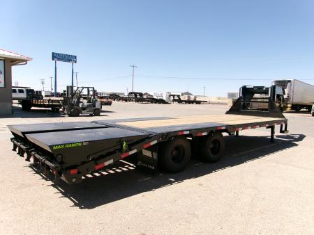 New 2026 Load Trail 102x25 GN Flatbed w/ Max Ramps 24k