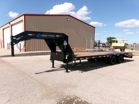 New 2027 Load Trail 102x25 GN Flatbed w/ Max Ramps 24k