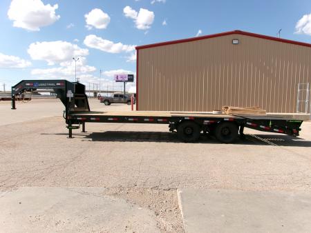 New 2027 Load Trail 102x25 GN Flatbed w/ Max Ramps 24k