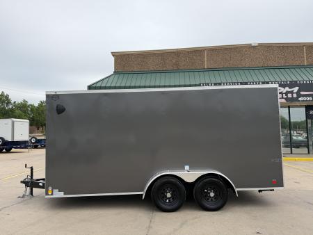 New #097641 2026 FOREST RIVER TA2 7 X 16 TANDEM AXLE 7K ENCLOSED W/ REAR RAMP DOOR