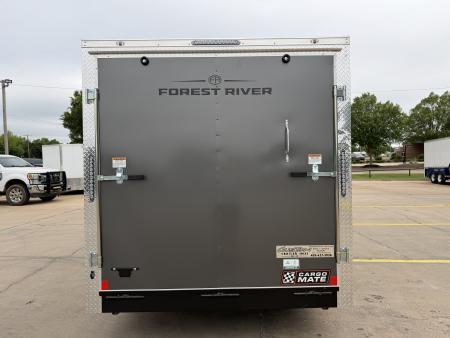 New #097641 2026 FOREST RIVER TA2 7 X 16 TANDEM AXLE 7K ENCLOSED W/ REAR RAMP DOOR