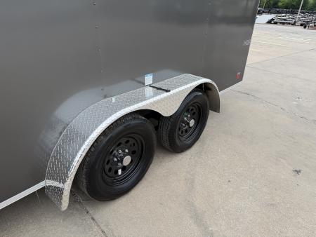 New #097641 2026 FOREST RIVER TA2 7 X 16 TANDEM AXLE 7K ENCLOSED W/ REAR RAMP DOOR