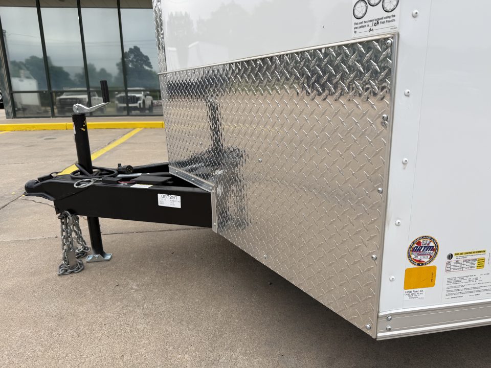 New #097291 2026 FOREST RIVER TA3 7 X 16 TANDEM AXLE 10K ENCLOSED W/ REAR RAMP DOOR