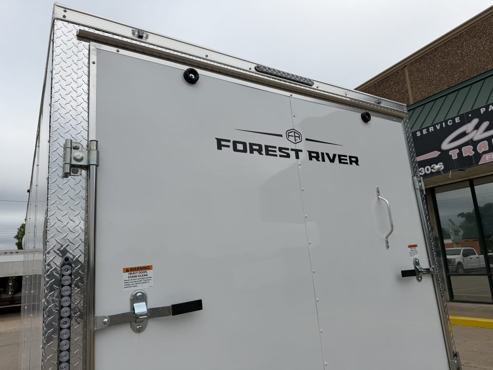 New #097291 2026 FOREST RIVER TA3 7 X 16 TANDEM AXLE 10K ENCLOSED W/ REAR RAMP DOOR