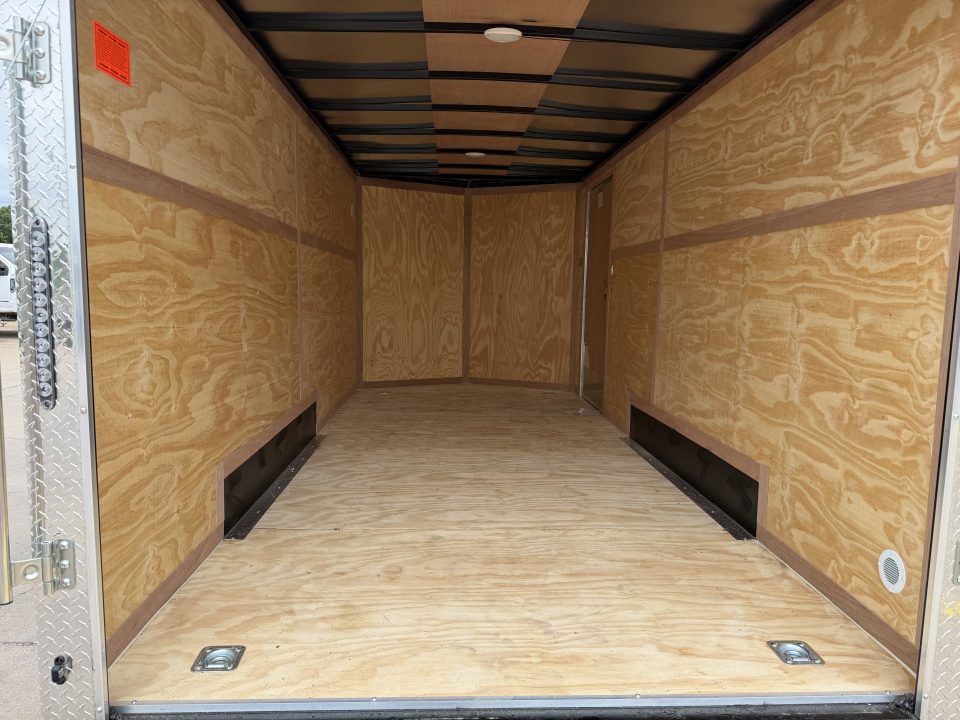 New #097291 2026 FOREST RIVER TA3 7 X 16 TANDEM AXLE 10K ENCLOSED W/ REAR RAMP DOOR