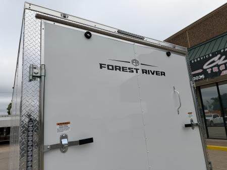 New #097291 2026 FOREST RIVER TA3 7 X 16 TANDEM AXLE 10K ENCLOSED W/ REAR RAMP DOOR