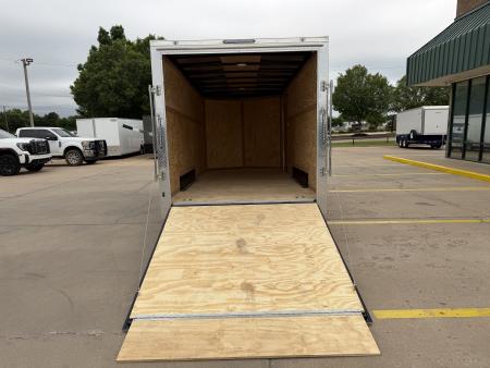 New #097291 2026 FOREST RIVER TA3 7 X 16 TANDEM AXLE 10K ENCLOSED W/ REAR RAMP DOOR