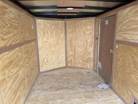 New #097291 2026 FOREST RIVER TA3 7 X 16 TANDEM AXLE 10K ENCLOSED W/ REAR RAMP DOOR