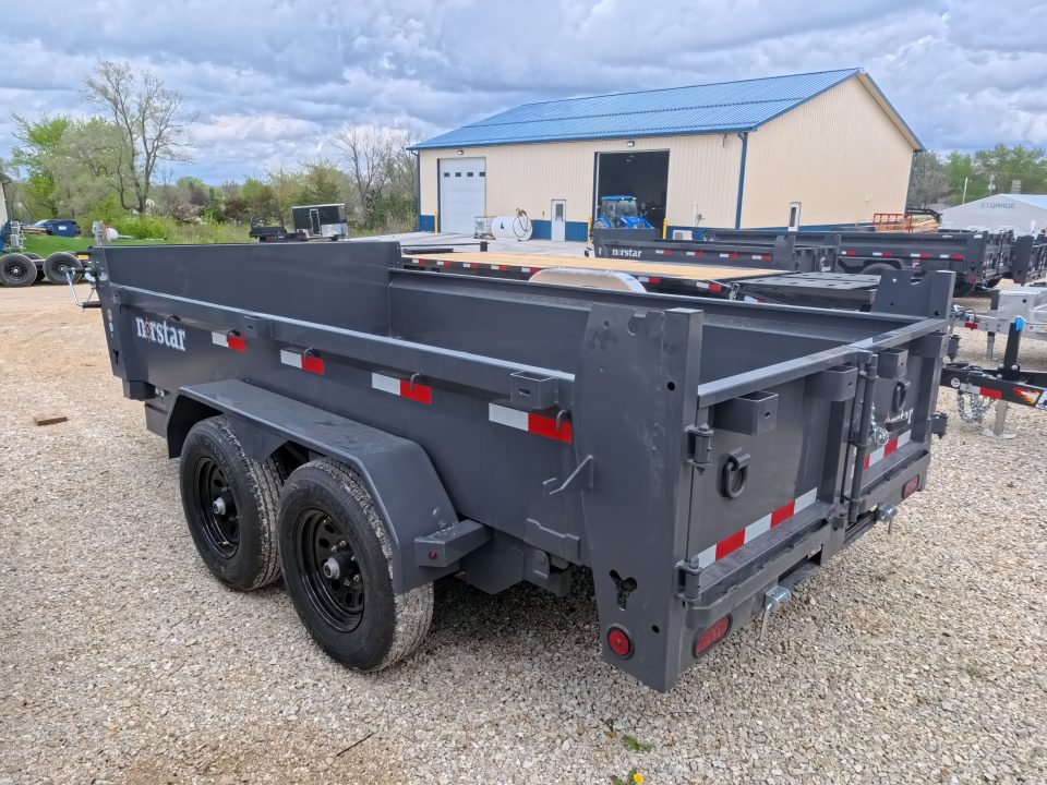New 2026 Norstar 72 x 12 DCB Dump Trailer with Scissor Hoist TH-516, Slide - In Ramps, 2 5/16 Adj. 14K Coupler