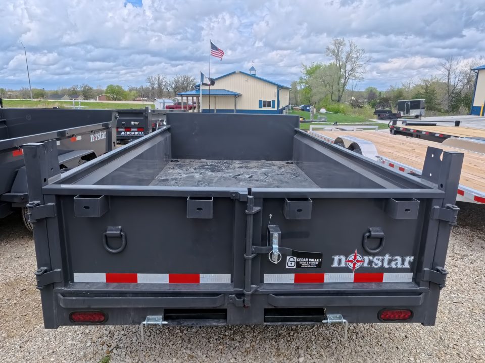 New 2026 Norstar 72 x 12 DCB Dump Trailer with Scissor Hoist TH-516, Slide - In Ramps, 2 5/16 Adj. 14K Coupler