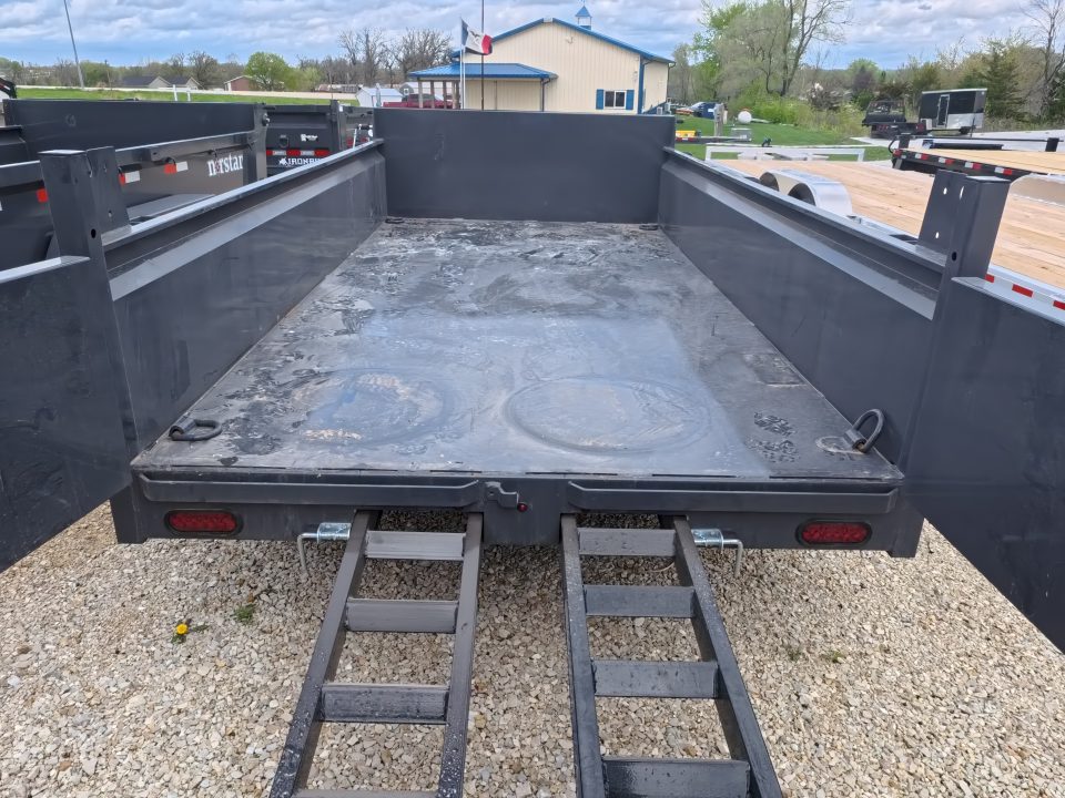 New 2026 Norstar 72 x 12 DCB Dump Trailer with Scissor Hoist TH-516, Slide - In Ramps, 2 5/16 Adj. 14K Coupler