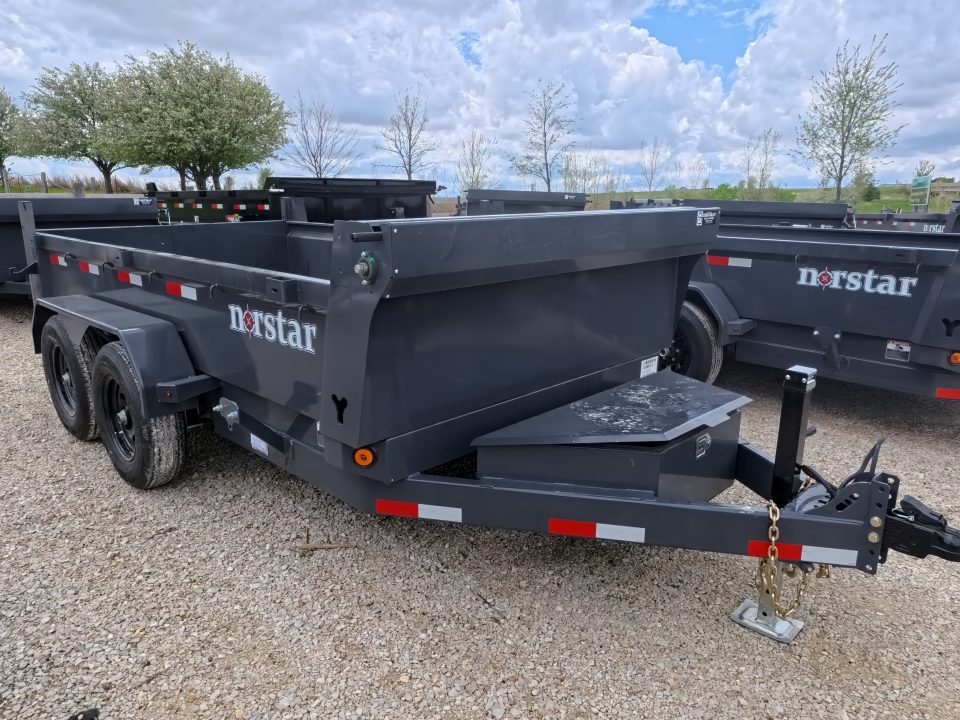 New 2026 Norstar 72 x 12 DCB Dump Trailer with Scissor Hoist TH-516, Slide - In Ramps, 2 5/16 Adj. 14K Coupler