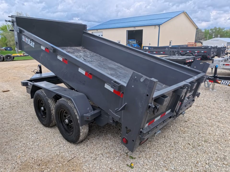 New 2026 Norstar 72 x 12 DCB Dump Trailer with Scissor Hoist TH-516, Slide - In Ramps, 2 5/16 Adj. 14K Coupler