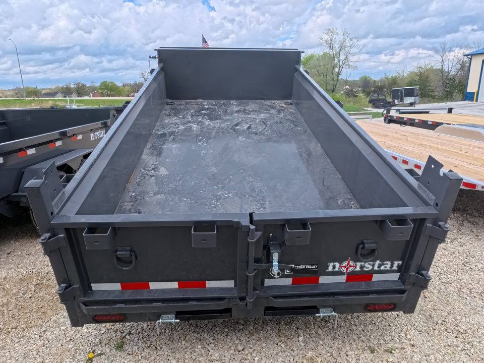 New 2026 Norstar 72 x 12 DCB Dump Trailer with Scissor Hoist TH-516, Slide - In Ramps, 2 5/16 Adj. 14K Coupler