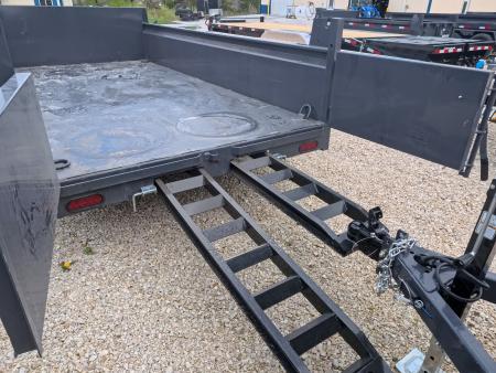 New 2026 Norstar 72 x 12 DCB Dump Trailer with Scissor Hoist TH-516, Slide - In Ramps, 2 5/16 Adj. 14K Coupler